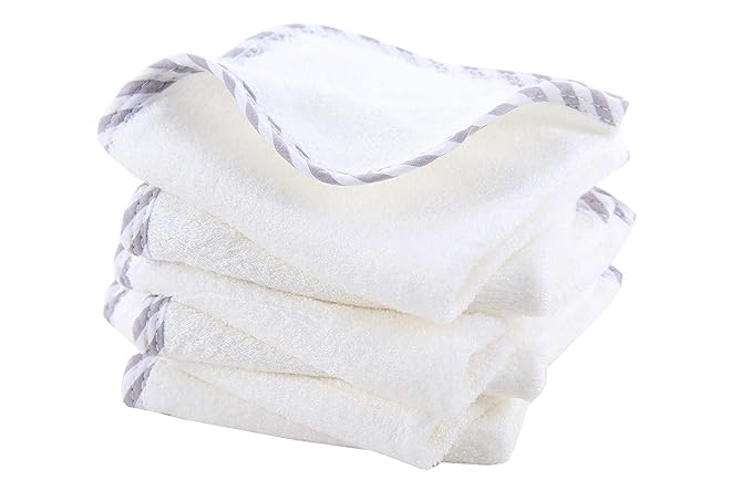 HIPHOP PANDA Baby Washcloths, Rayon Made from Bamboo