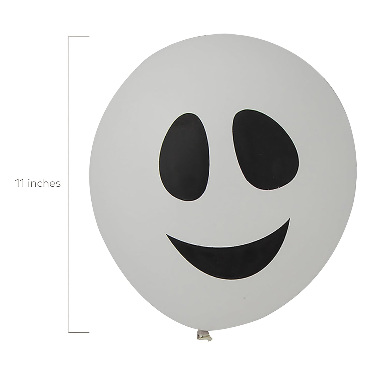Spooktacular Black & White Halloween Ghost Latex Balloons - 11" (Pack of 48) - Premium Quality & Durable Material - Hauntingly Fun & Creepy Decor for Ghoulish Gatherings