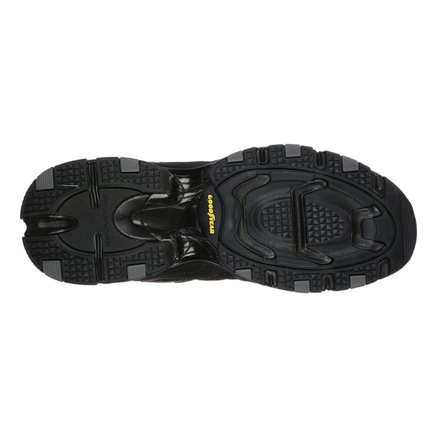Skechers Men's Oak Canyon - Redwick Trainers, Black Leather Synthetic Textile Black Trim , 11 UK