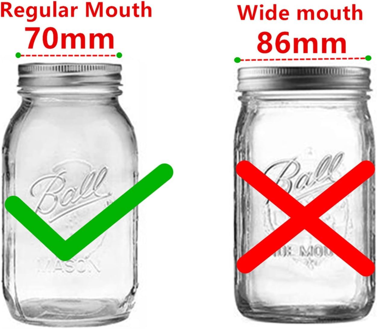 Stainless Steel Mason Jar Shaker Lids with Silicone Seals for Dredge Flour, Mix Spices, Sugar, Salt, Peppers - Fits Regular Mouth Mason Jars (4)