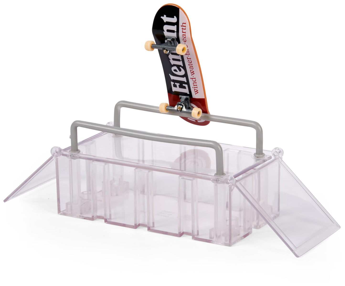 Tech Deck, Play and Display Transforming Ramp Set and Carrying Case with Exclusive Fingerboard, Kids Toy for Ages 6 and up