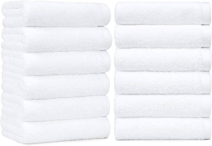 Amazon Basics Soft and Thick Cotton Hand Towels