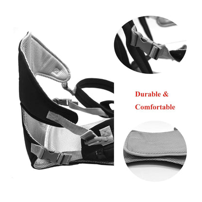 Baby Carrier,Xiuyer Baby Wrap Carrier,3-in-1 Front and Back Toddler Sling Carrier,Baby Sling Wrap Toddler Back Carrier for 3-10 Kg,Adjustable Baby Carrier Backpack,Black Carriers from Newborn