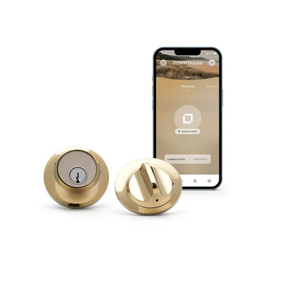 Level Bolt Smart Deadbolt - Make Your Lock Smart & Keep Your Existing Hardware and Keys - Keyless Entry via Level App (iOS & Android) - Works with Apple Home