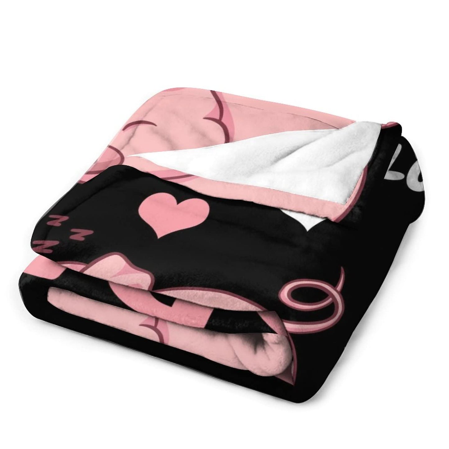 Pig Blanket Gifts, 30"x40" Flannel Fleece Throw Blanket Soft for Girls Boys Adults, Lightweight, Comfortable, Warm Cute Pig Themed Blanket for Bed Couch