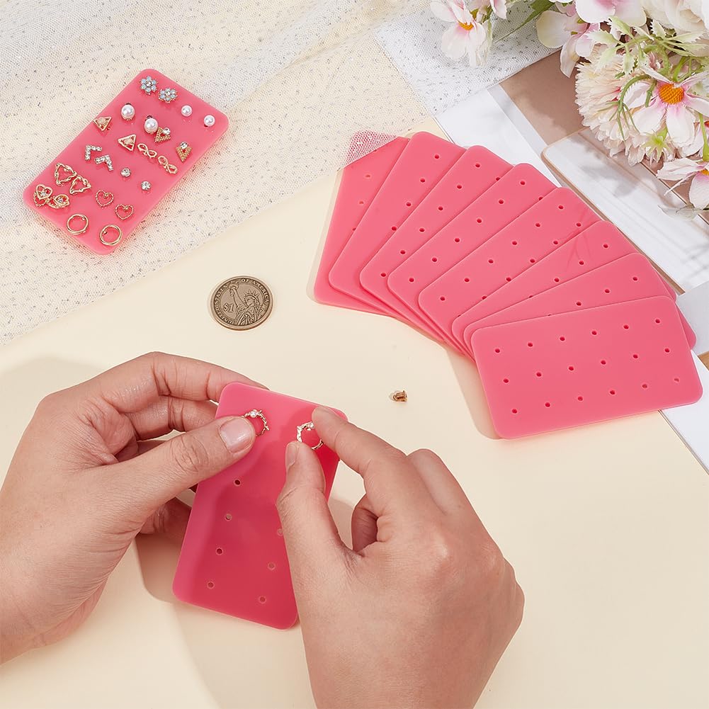 OLYCRAFT 18Pc Portable Earring Display Card for Travel Home Earring Jewelry
