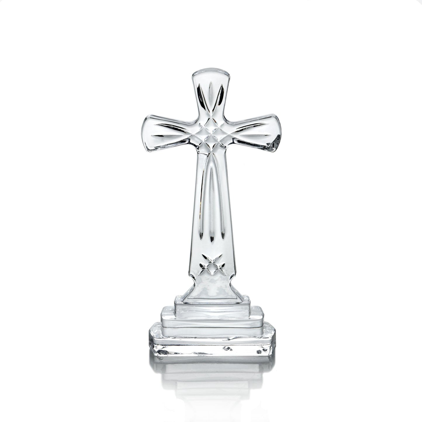 Mikasa Celebrations Rejoice Glass Crystal Cross, 9-Inch, 2.56" x 4.13", Clear