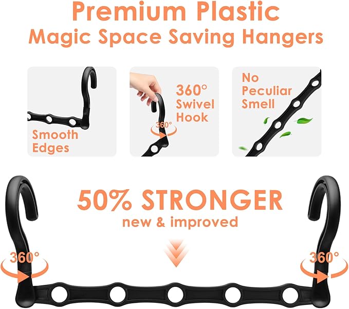 College Dorm Room Essentials, Magic Hangers Space Saving Clothes Hanger
