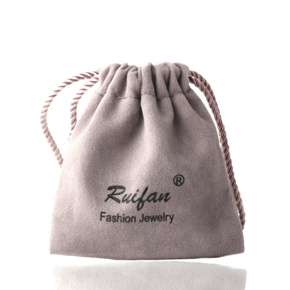 Ruifan 20G Stainless Steel Ball Stud Earrings for Men Women Round 3-8mm 6Pairs - Gold