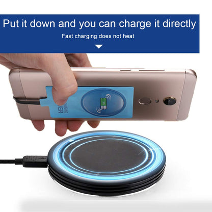 IVY QI Wireless Charging Receiver Adapter with Fast&Smart Microchip Technology for Samsung Galaxy A16 A26 A36 A56 A06 A15 A55 A35 A25 A54 A14 A34 A24 A13 A23 A33 A53 A12 A22 A32 A42 A52 Type-C