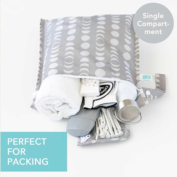 Bumkins Waterproof Wet Bag for Baby, Swim Suit, Cloth Diapers, Pump Parts