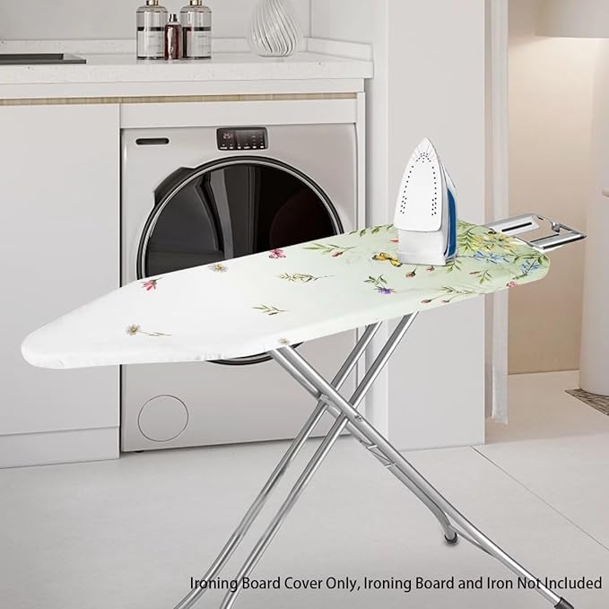 Fashion Ironing Board Covers Standard Size 15x54, Stain Resistant, Snug Fit