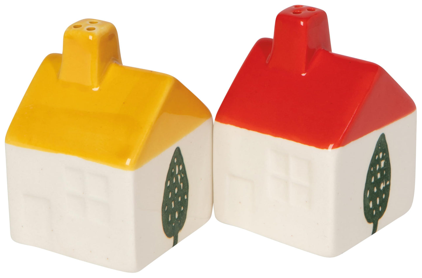 Jubilee Stoneware Salt and Pepper Shakers Set of 2