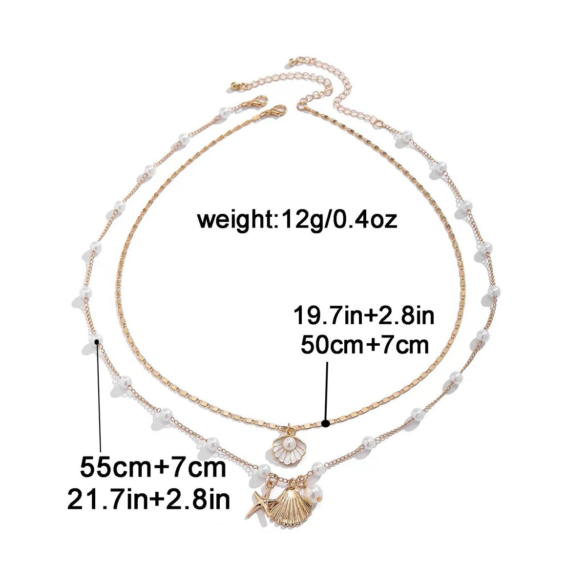 Luolinice Seashell Necklace for Women Gold Shell Charm Necklace Natural Cowrie Pendant Necklace Shell Charm Necklace Beach Boho Jewelry