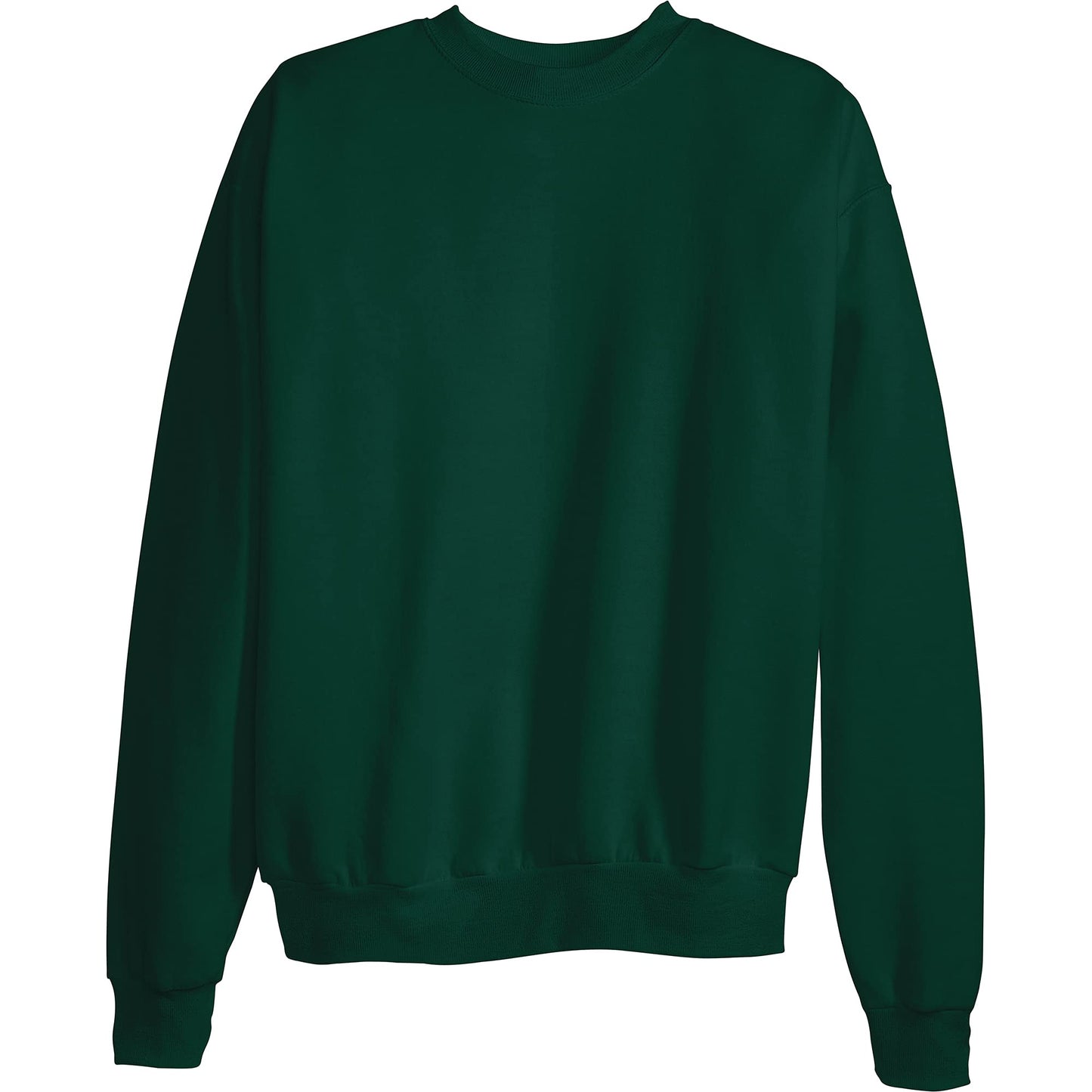 Hanes mens Ecosmart Sweatshirt, Deep Forest - 1 Pack, Large US,