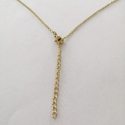 A168A Amya Custom Name Necklace Customized Personalized Plated Name Necklace for Mother Daughter Christmas New Year Gold