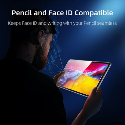 NEW'C 2 Pack Designed for iPad (A16) 11th Generation 2025, iPad 10th Generation 10.9 inches 2022 Screen Protector Tempered Glass, Bubble Free, Ultra Resistant (Easy Installation Frame)