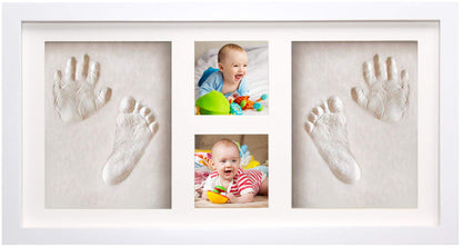 Bubbleliss Baby Hand and Footprint Kit Makes A Great Gift Present for Birthdays, Christenings and Baby Showers, Newborn Baby Keepsake Frames