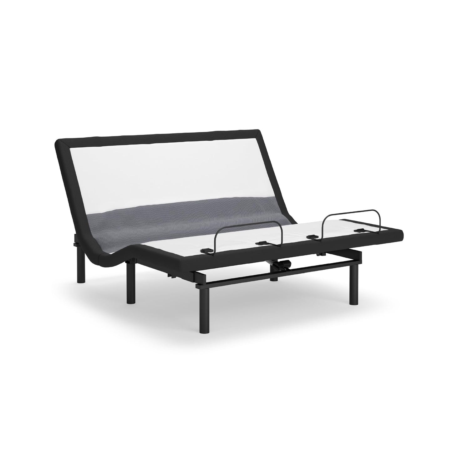 Signature Design by Ashley Best Base King with Lumbar and Audio Power Adjustable Head, Foot and Lumbar Base with Massage Function, Wireless Speaker System, App Compatible, Wireless Remote, Black