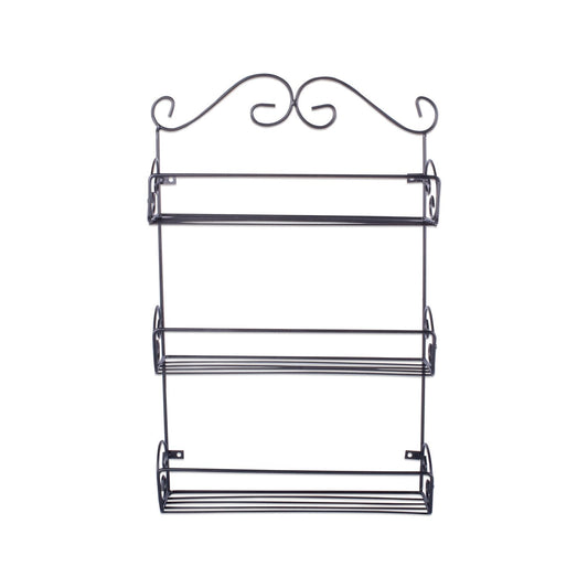 DII Farmhouse Vintage Decorative Metal Pantry Spice Rack Organizer, 4x2 4oz, Spice Jars 12 Piece