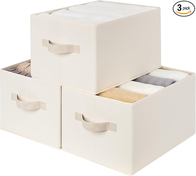 StorageWorks Closet Organizers and Storage Bins, Fabric Storage Baskets