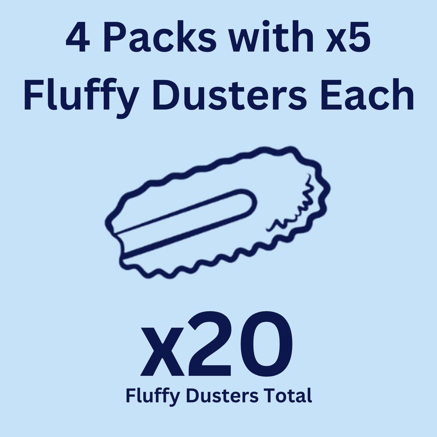 pledge Duster Refills - Pick Up Dust, Dirt and Lint with a Few Effortless Swipes, Pack of 4x5 refills