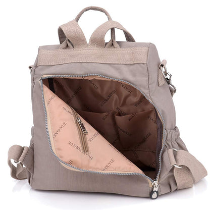 Estwell Women Backpack Ladies Rucksack Handbag Anti-theft Waterproof Nylon School Bag Travel Casual Daypack Fashion Shoulder Bag
