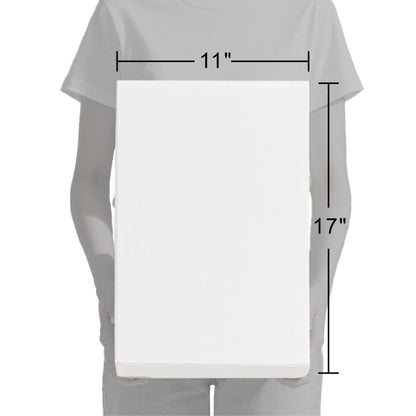 Bobobag 13 Pack White Gift Boxes with Lids for Presents, Assorted size Gift Boxes for Christmas ( 3 Extra large 17",3 Large 14.25",3 Medium 11",4 Small 4" ,Red Ribbon ), 4 inch Deep Box for Wrapping Robe Scarf Mug.