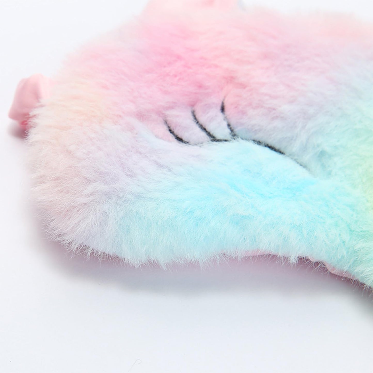 Cute Animal Sleeping Mask Soft Plush Blindfold Cute Rabbit Panda Koala Eye Cover Eyeshade for Kids Teens Girls Women (Flamingo)