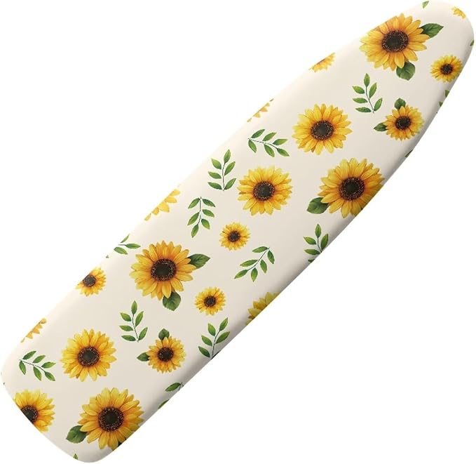Sunflower Print Ironing Board Cover and Pad Heat Resistance & Resist Scorching