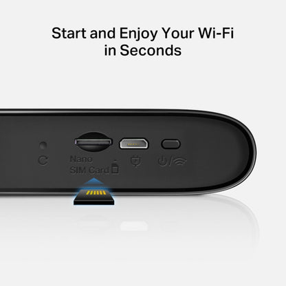 MERCUSYS MT110 Mifi Portable WiFi 4G LTE Router, Fast150 Mbps Speeds, 2200mAh Battery for up to 10 Hours, 4G Router with Sim Slot,Connect up to 10 Devices Simultaneously, App Easy Control