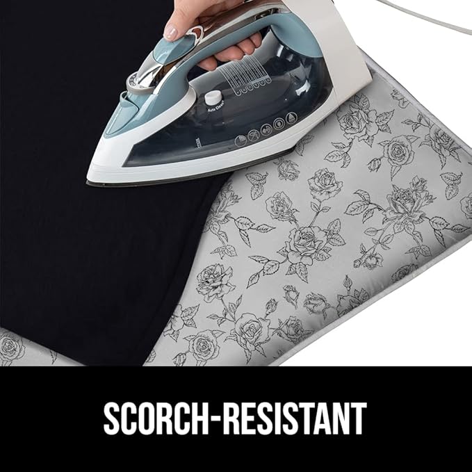 GORILLA GRIP Ironing Mat, Portable Iron Pad, Magnetic Cover