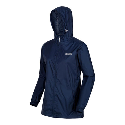 Regatta Womens Pack-It III Waterproof Packaway Jacket - Navy - 14