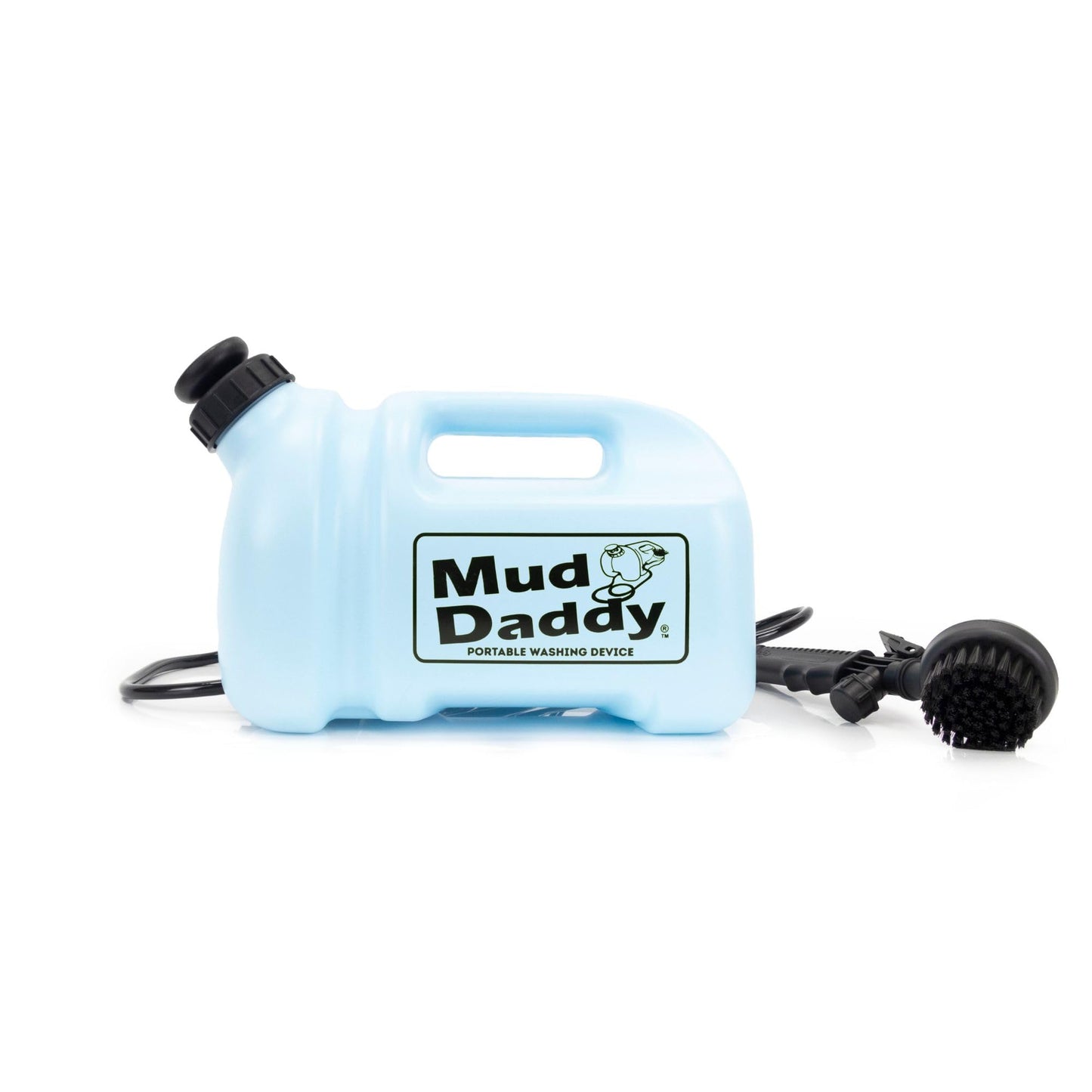 Mud Daddy - Ice Blue - Portable Pet Washer, Multipurpose Washing Device, Muddy Walks, Pet Cleaning,Grooming Perfect for Dogs, Horses, Bikes, Shoes, Camping and More – 5 Litre