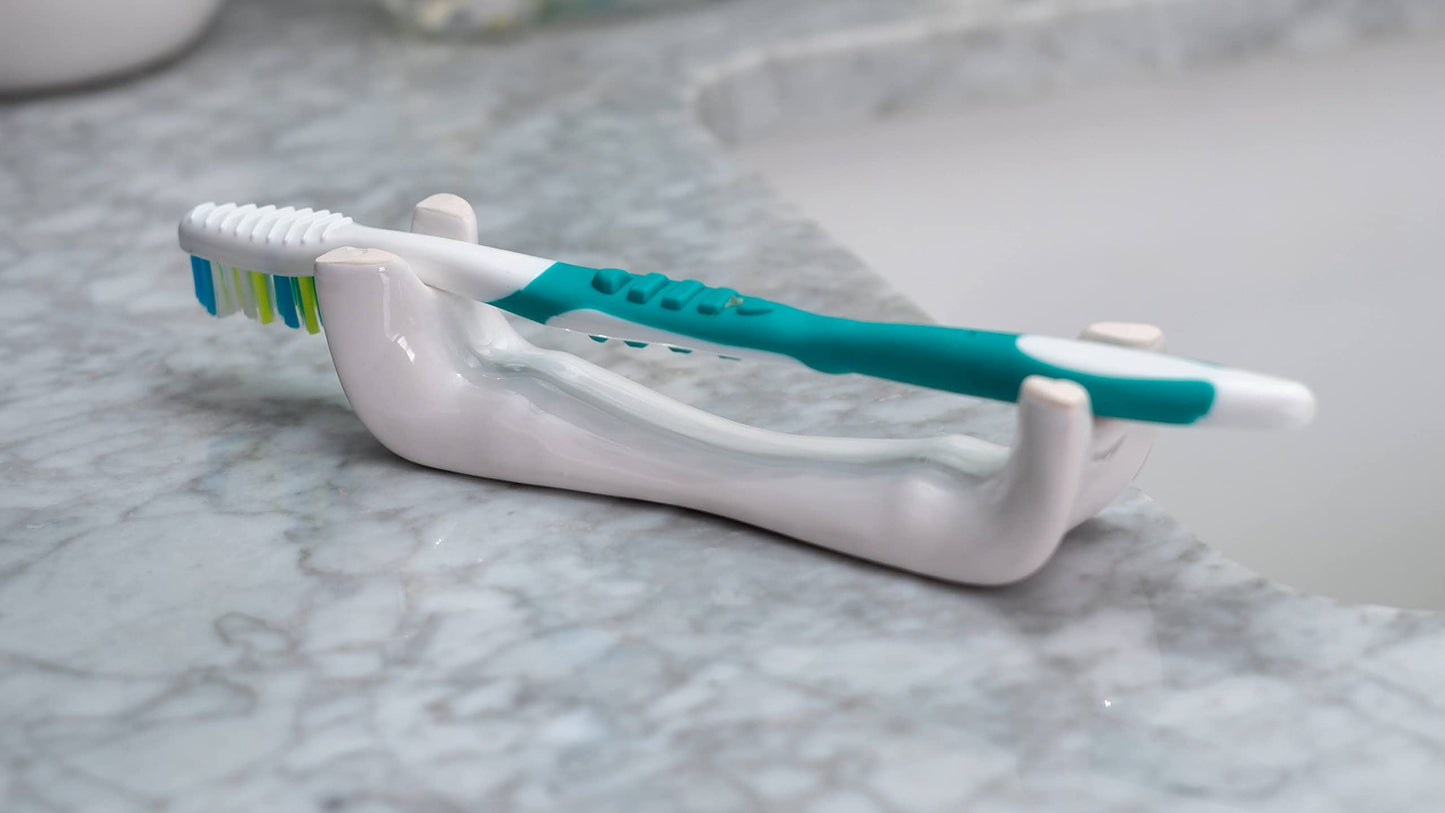 Simplistic and Unique HoldMeDry Toothbrush Holder (White)