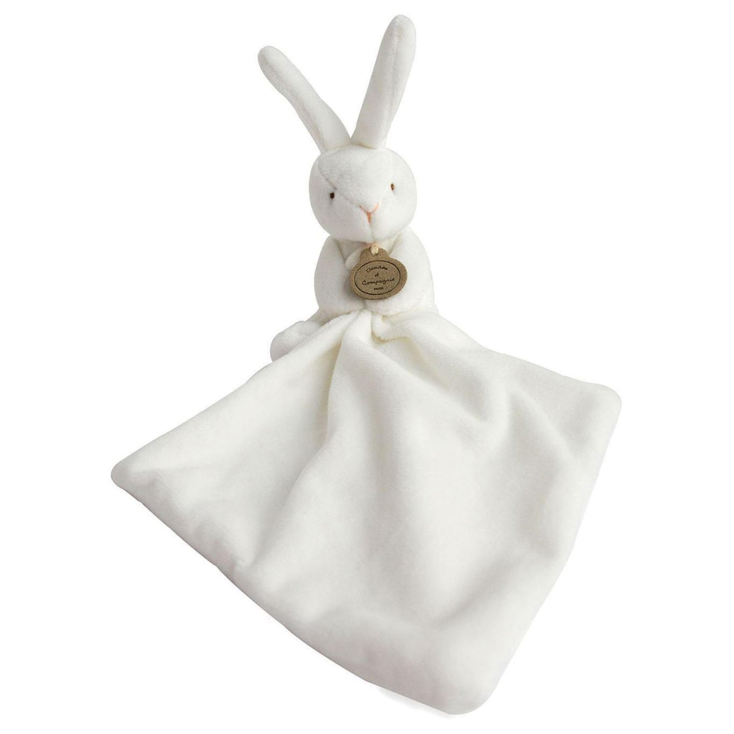 Doudou et Compagnie 10 cm Natural Rabbit and Towelling Doudou with Gift Box