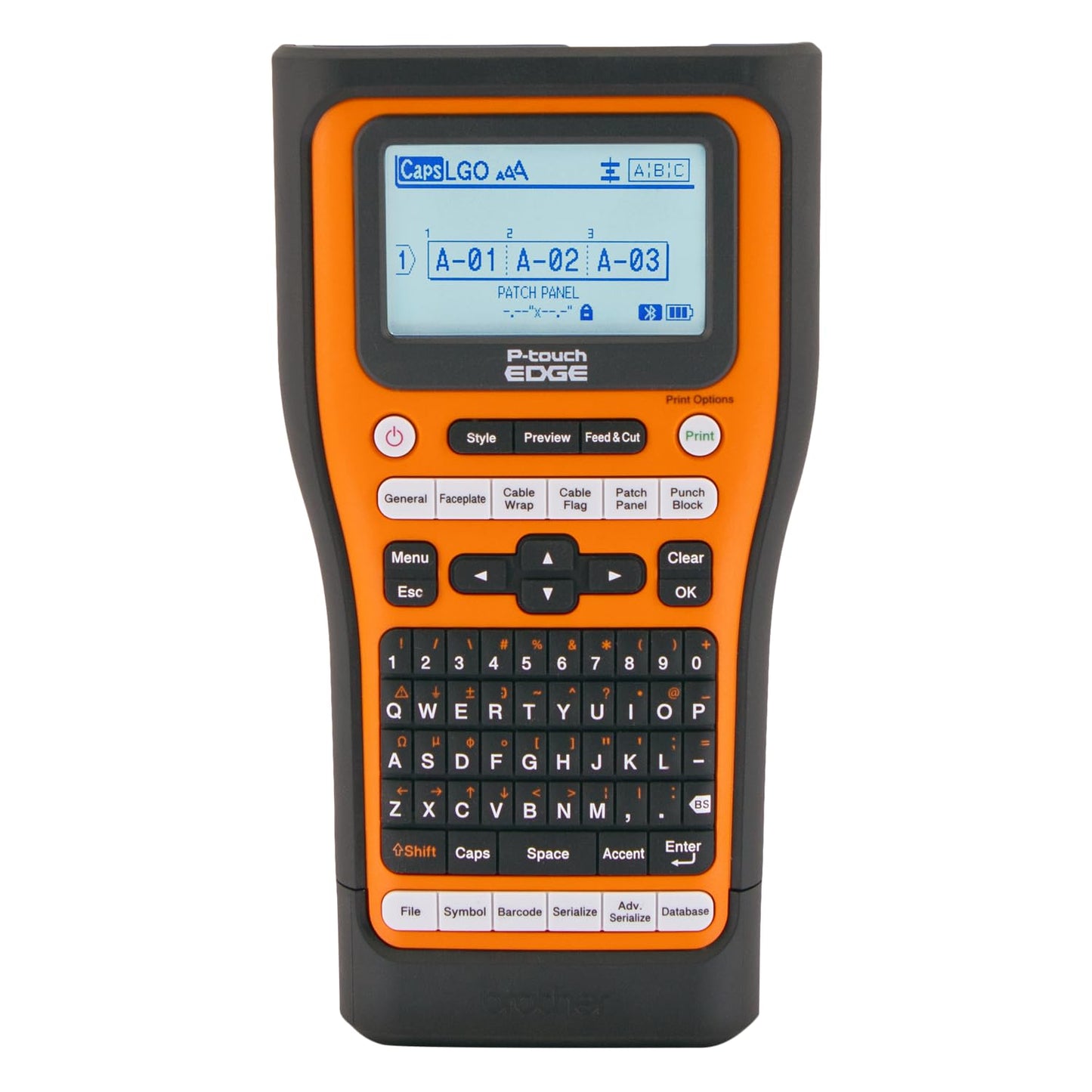 Brother PT-E560BTVP P-Touch Edge Handheld Industrial Label Printer with Bluetooth and Dual auto-Cutter (up to 24mm Labels)