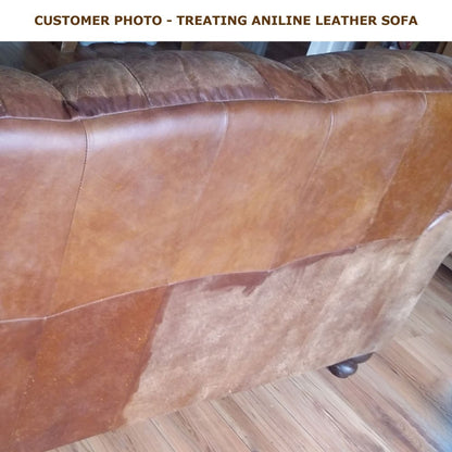 Chambers Leather Natural Balsam Conditioner and Restorer 200ml Suitable for Aniline Leather, Perfect for Aniline Leather Sofas