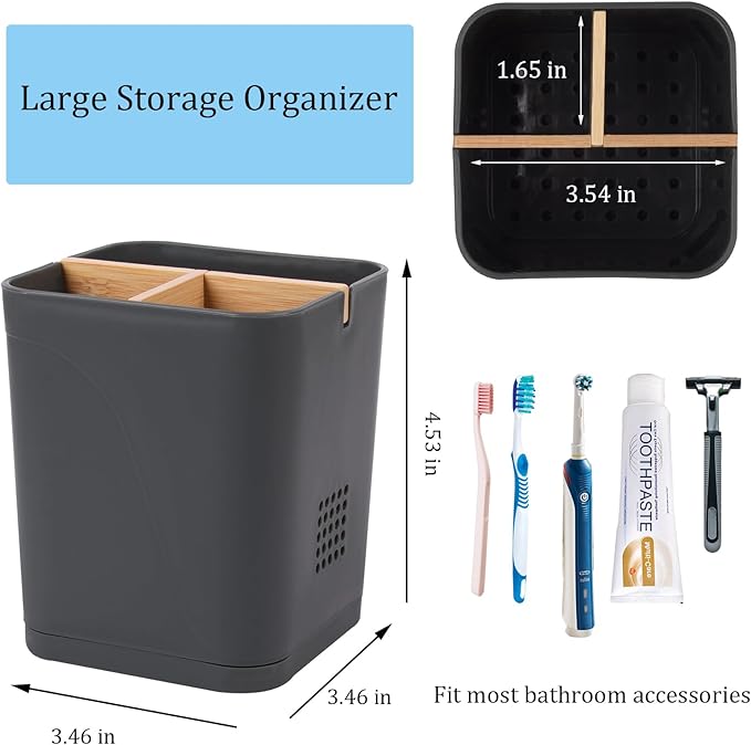 Electric Toothbrush Holder 3 Slots Tooth Brushing Holder