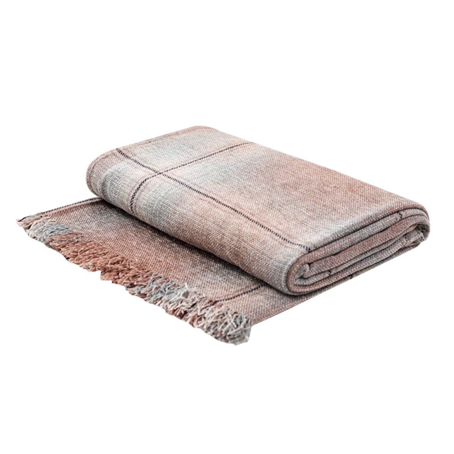 patdrea Throw Blanket Knitted Textured Throw Blanket Farmhouse Soft Cozy Warm Couch Blanket Grey (Grey, 59"×79")