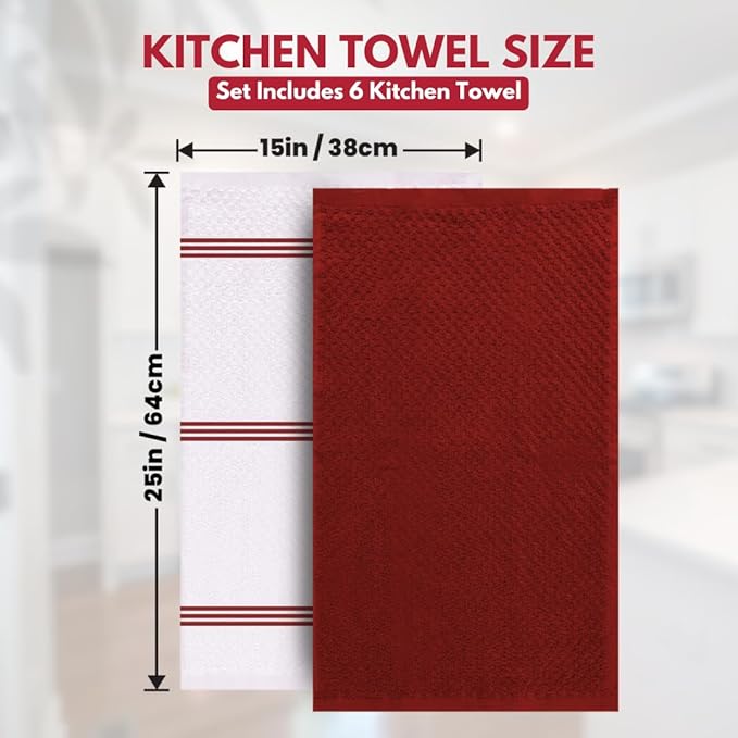 Infinitee Xclusives 100% Cotton Kitchen Towels