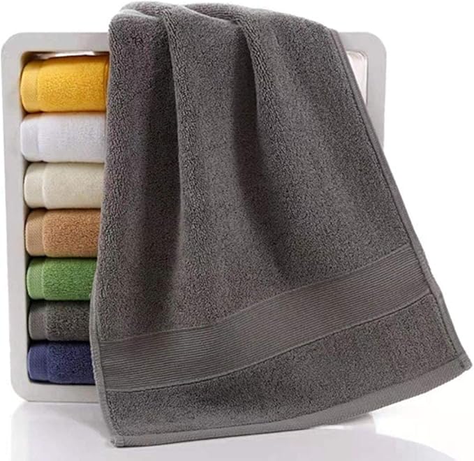 Lchkrep Cotton Hand Towels 2 Pack, Salon Thick Bath Hand Towel, Gym Towel 14" x