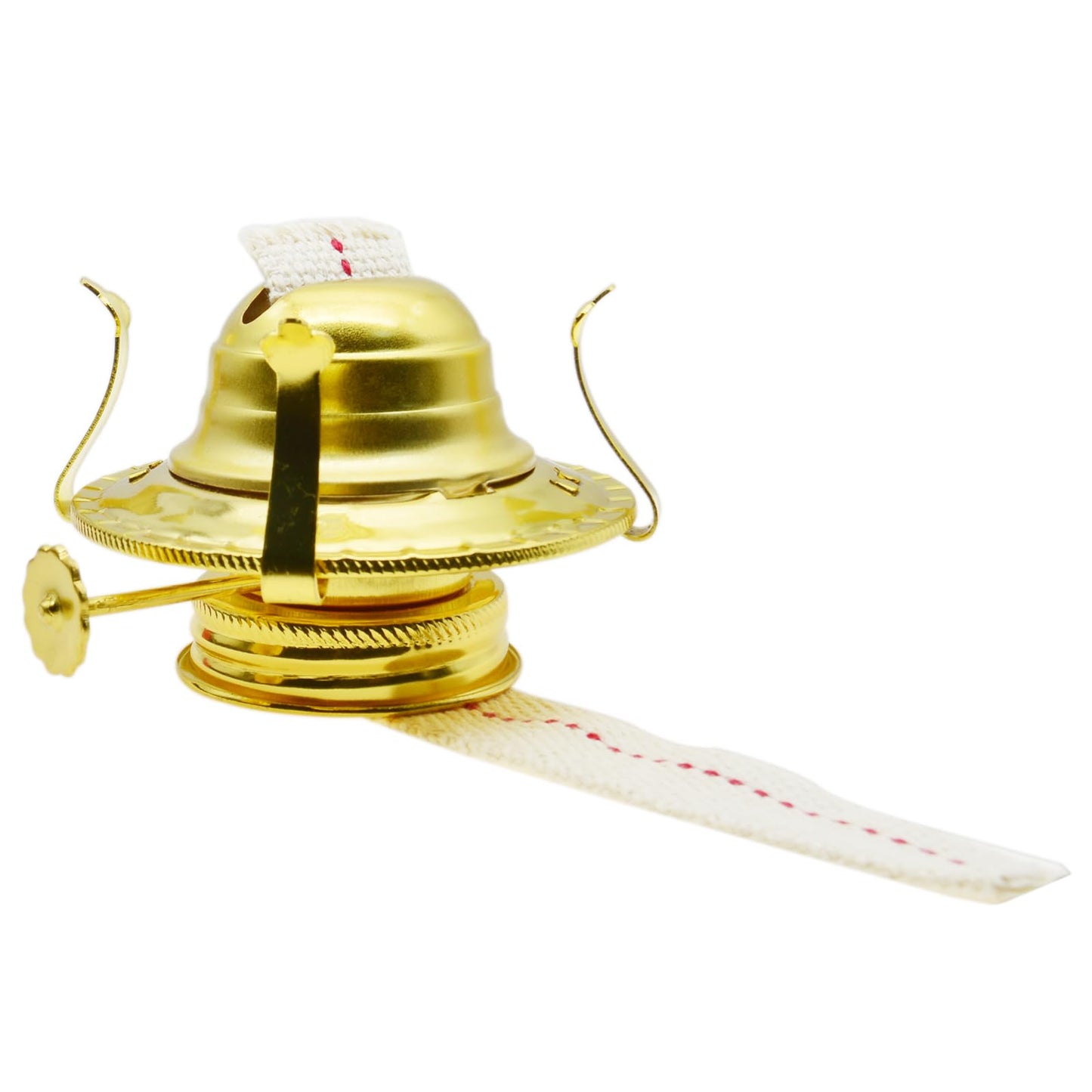 HAJXZH 1 PCS Oil Lamp Replacement Burner Gold Oil Lamp Chimney Holder for Most Vintage Hurricane Lantern