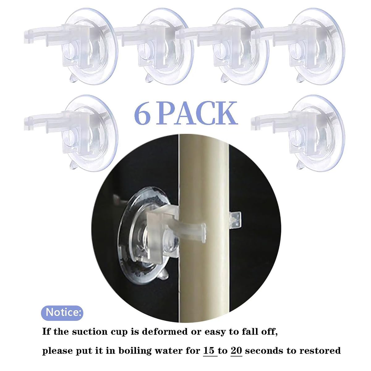 NONNO & ZGF 6PACK Flameless 8'' Window Candles +12 AA Batteries(Include)+6 Suction Cup+6 Golden Candleholders. Battery Powered Ivory Taper Candles with Remote and Timer.Remote Included