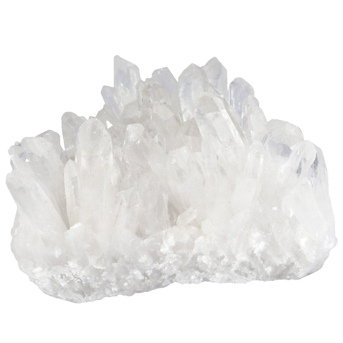 mookaitedecor Natural Clear Quartz Crystal Cluster Mineral Geode Druzy Specimen, 0.15lb-0.29lb