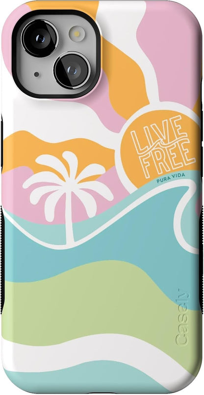 Casely iPhone 13 Case | Be Mine | Tiny Hearts | Compatible with MagSafe | Bold Protective Case Design