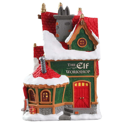 Lemax 75291 Santa's Wonderland Lighted Buildings: The Elf Workshop