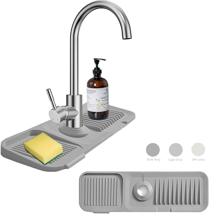 Kitchen Sink Splash Guard Sponge Holder