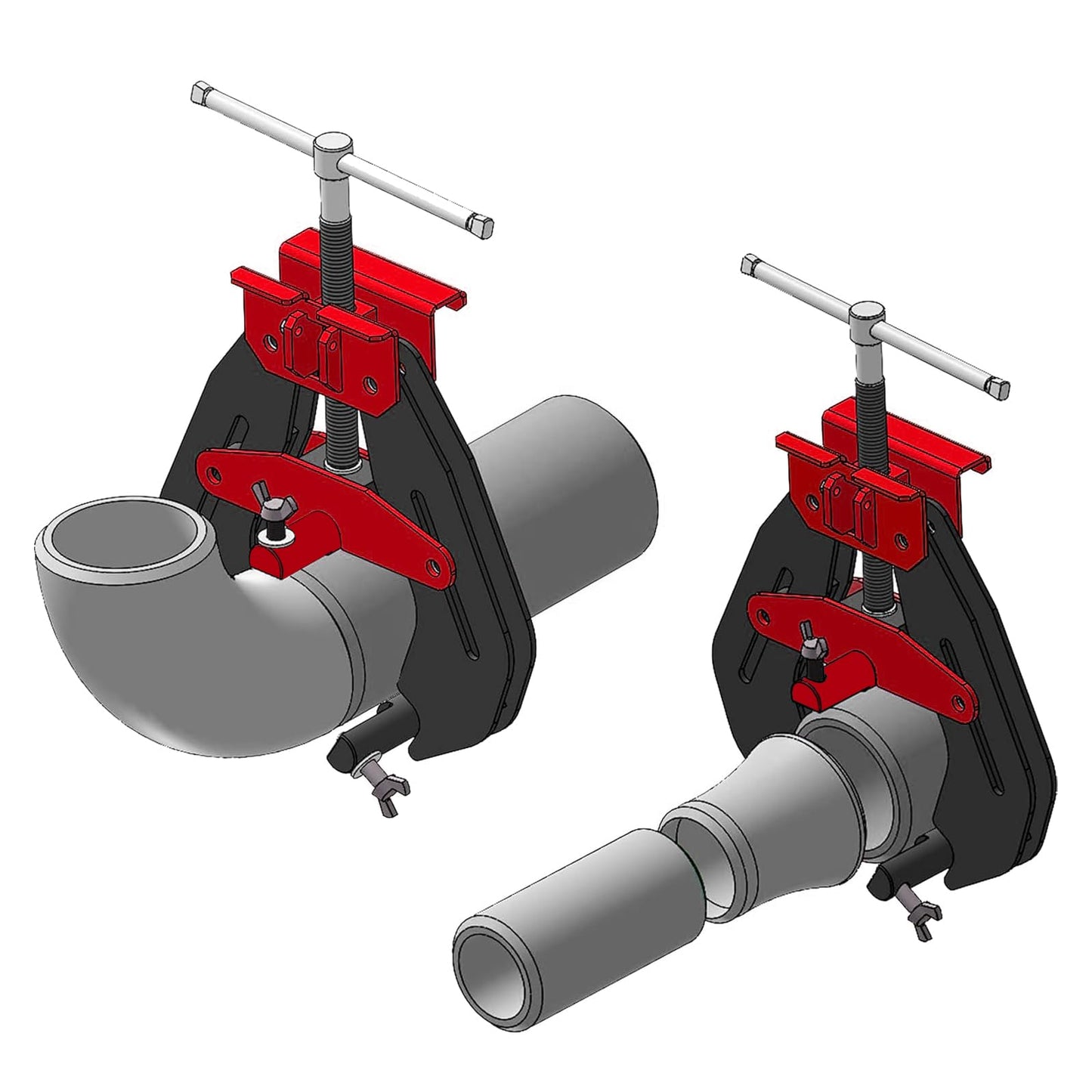 Alwalkee 5" to 13" Heavy Duty Pipe Alignment Clamp, Professional Welding Clamp with Quick Release