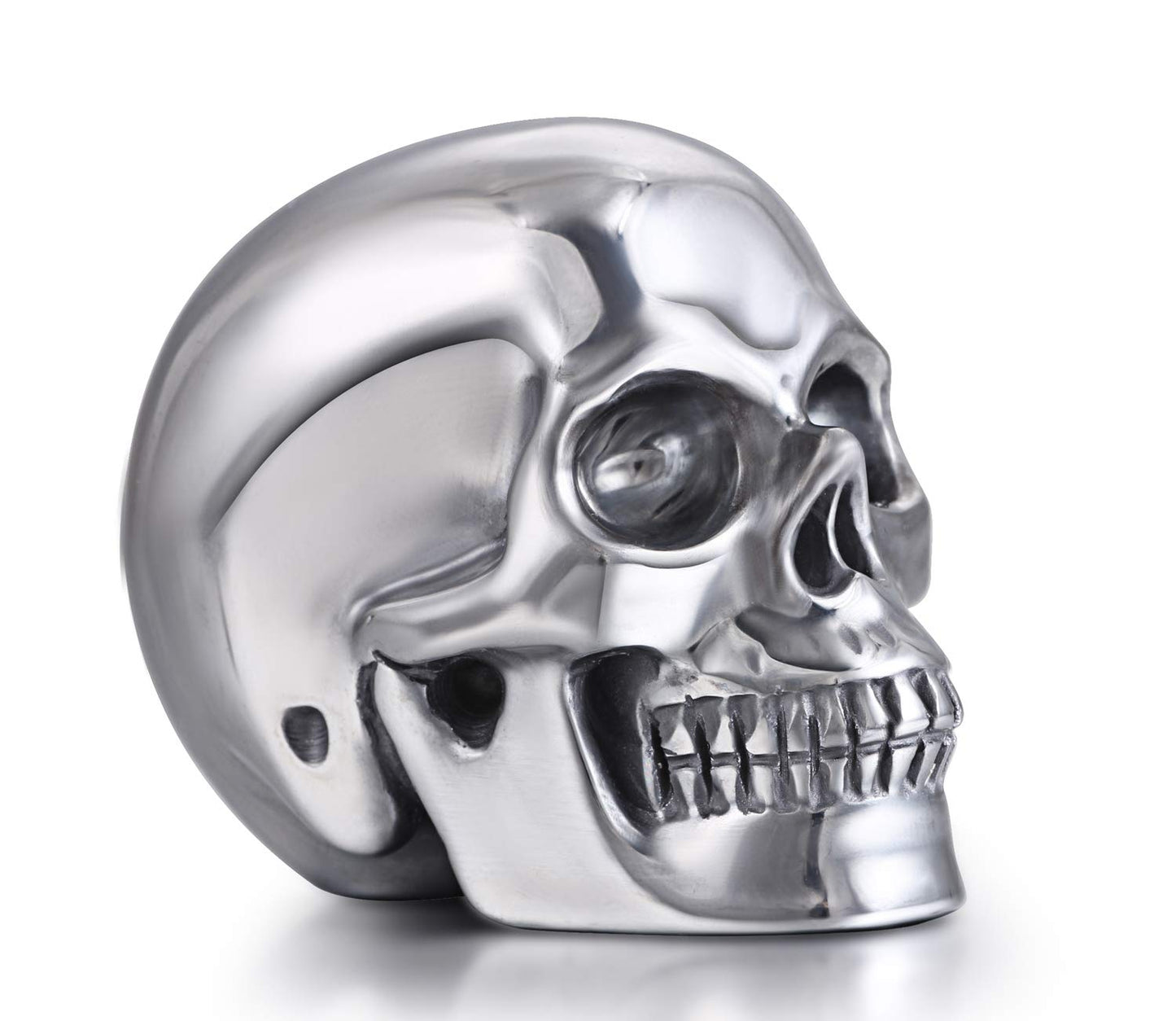 Skullis 2.0" Tera-Hertz Crystal Skull, Hand Carved Gemstone Fine Art Sculpture, Reiki Healing Stone Statue. z8